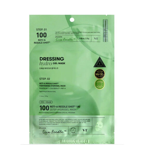 VT Cosmetics – Pro Cica Reedle Shot 100 2 Stufen Hydrogel Maske (34 g)