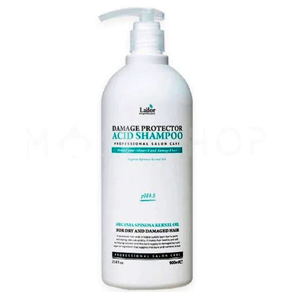Lador Damage Protector Acid Shampoo für trockenes & strapaziertes Haar, 900 ml