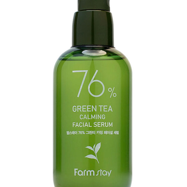 Farmstay 76% Green Tea Calming Facial Serum – 100 ml