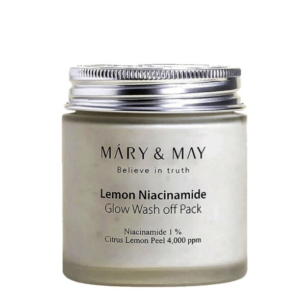 Mary & May Vegan Lemon Niacinamide Glow Wash Off Pack – 125 g