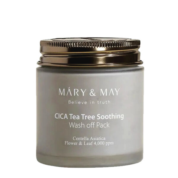 Mary & May Vegan CICA Tea Tree Soothing Wash Off Pack – 125 g