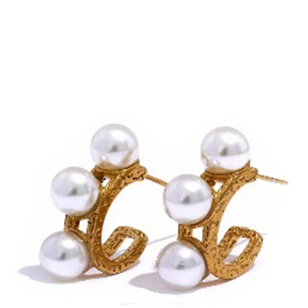 Elegante Perlenohrringe