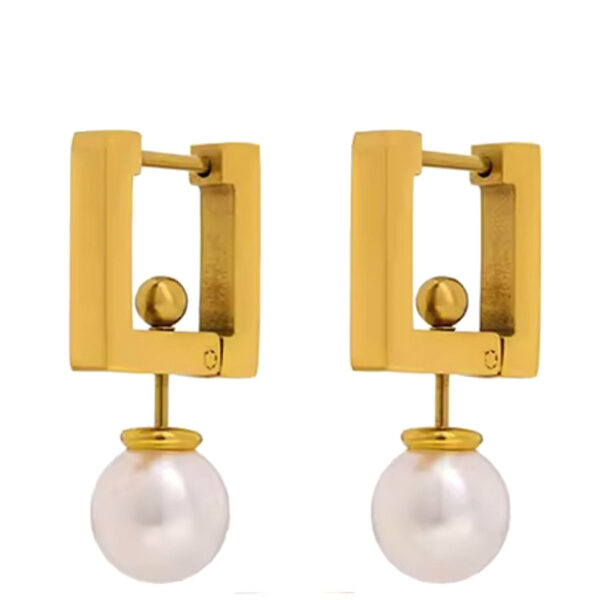 Elegante Perlenohrringe