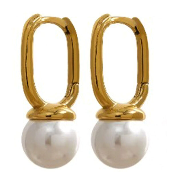 Elegante Perlenohrringe