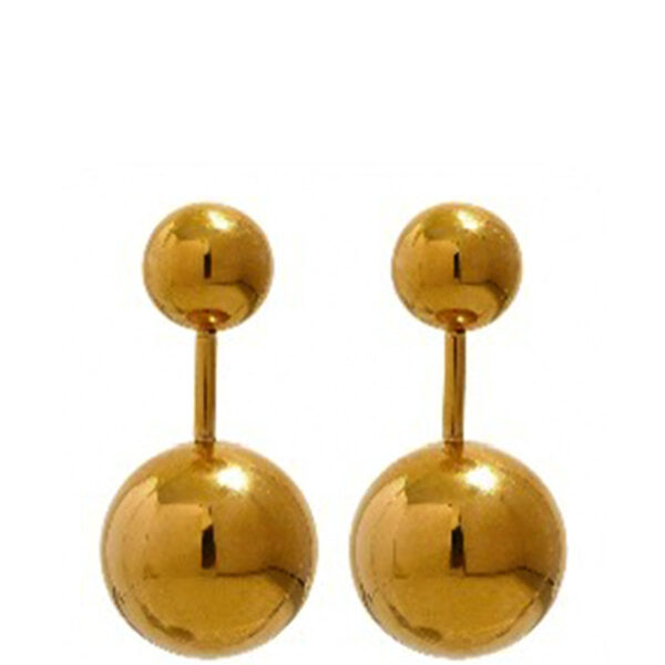 Geometrische Ohrringe im modernen Design